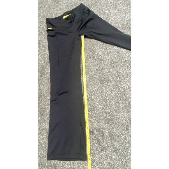 Lole Gray Pants Womens Small Black Stretch UPF 50 Flare Leggings Yoga Running - Picture 5 of 5